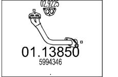 Výfuková trubka MTS 01.13850