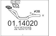 Výfuková trubka MTS 01.14020