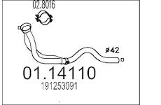 Výfuková trubka MTS 01.14110