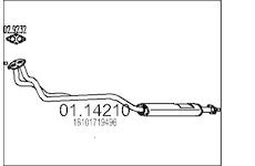 Výfuková trubka MTS 01.14210