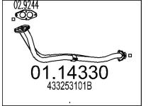 Výfuková trubka MTS 01.14330