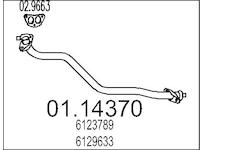 Výfuková trubka MTS 01.14370