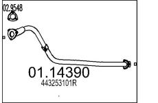 Výfuková trubka MTS 01.14390