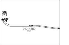 Výfuková trubka MTS 01.14850