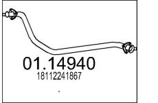 Výfuková trubka MTS 01.14940
