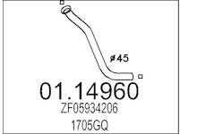Výfuková trubka MTS 01.14960