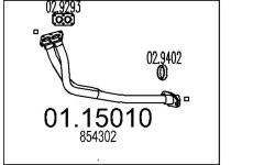 Výfuková trubka MTS 01.15010