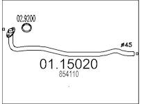 Výfuková trubka MTS 01.15020