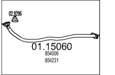 Výfuková trubka MTS 01.15060