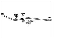 Výfuková trubka MTS 01.15150