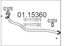 Výfuková trubka MTS 01.15360