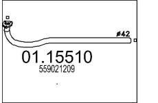 Výfuková trubka MTS 01.15510