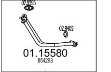 Výfuková trubka MTS 01.15580