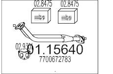 Výfuková trubka MTS 01.15640
