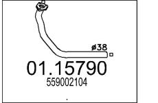 Výfuková trubka MTS 01.15790