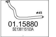 Výfuková trubka MTS 01.15880