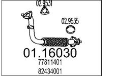 Výfuková trubka MTS 01.16030
