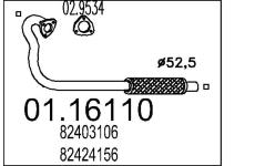 Výfuková trubka MTS 01.16110