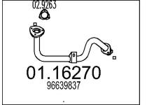 Výfuková trubka MTS 01.16270