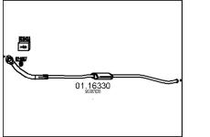 Výfuková trubka MTS 01.16330