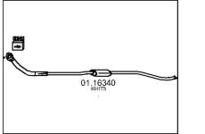 Výfuková trubka MTS 01.16340