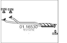 Výfuková trubka MTS 01.16530
