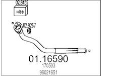 Výfuková trubka MTS 01.16590