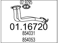 Výfuková trubka MTS 01.16720
