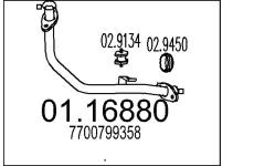 Výfuková trubka MTS 01.16880