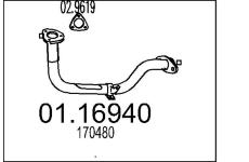 Výfuková trubka MTS 01.16940