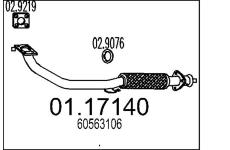 Výfuková trubka MTS 01.17140