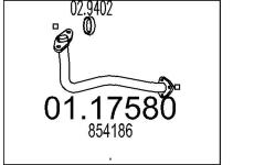 Výfuková trubka MTS 01.17580