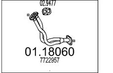 Výfuková trubka MTS 01.18060