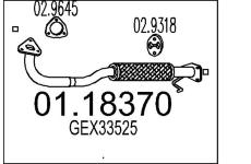 Výfuková trubka MTS 01.18370