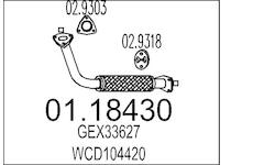Výfuková trubka MTS 01.18430