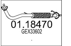Výfuková trubka MTS 01.18470