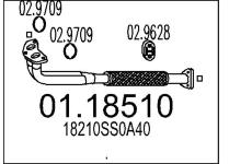 Výfuková trubka MTS 01.18510