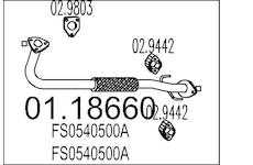 Výfuková trubka MTS 01.18660