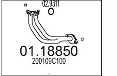 Výfuková trubka MTS 01.18850