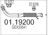 Výfuková trubka MTS 01.19200