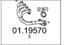 Výfuková trubka MTS 01.19570
