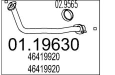 Výfuková trubka MTS 01.19630