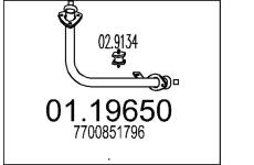 Výfuková trubka MTS 01.19650