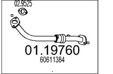 Výfuková trubka MTS 01.19760