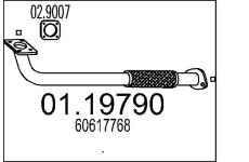 Výfuková trubka MTS 01.19790