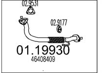 Výfuková trubka MTS 01.19930