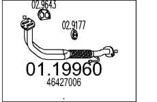 Výfuková trubka MTS 01.19960