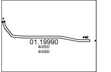 Výfuková trubka MTS 01.19990