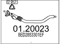 Výfuková trubka MTS 01.20023
