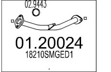 Výfuková trubka MTS 01.20024